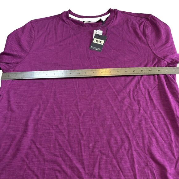 Joseph Abboud Purple Liquid Soft T-shirt Size L lightweight short sleeve casual - Picture 6 of 13
